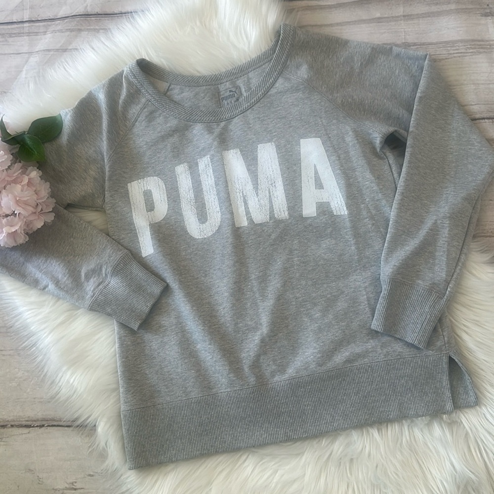 PUMA Womens Long Sleeve Crew Size Medium